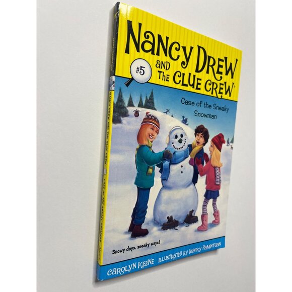Nancy Drew Clue Crew #5 Case of the Sneaky Snowman Book New - Picture 3 of 4